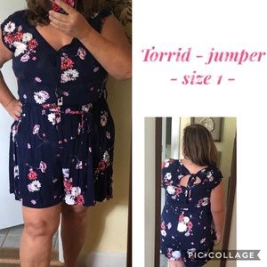 Torrid floral romper